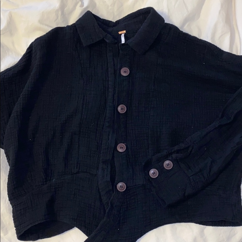 Free People button down